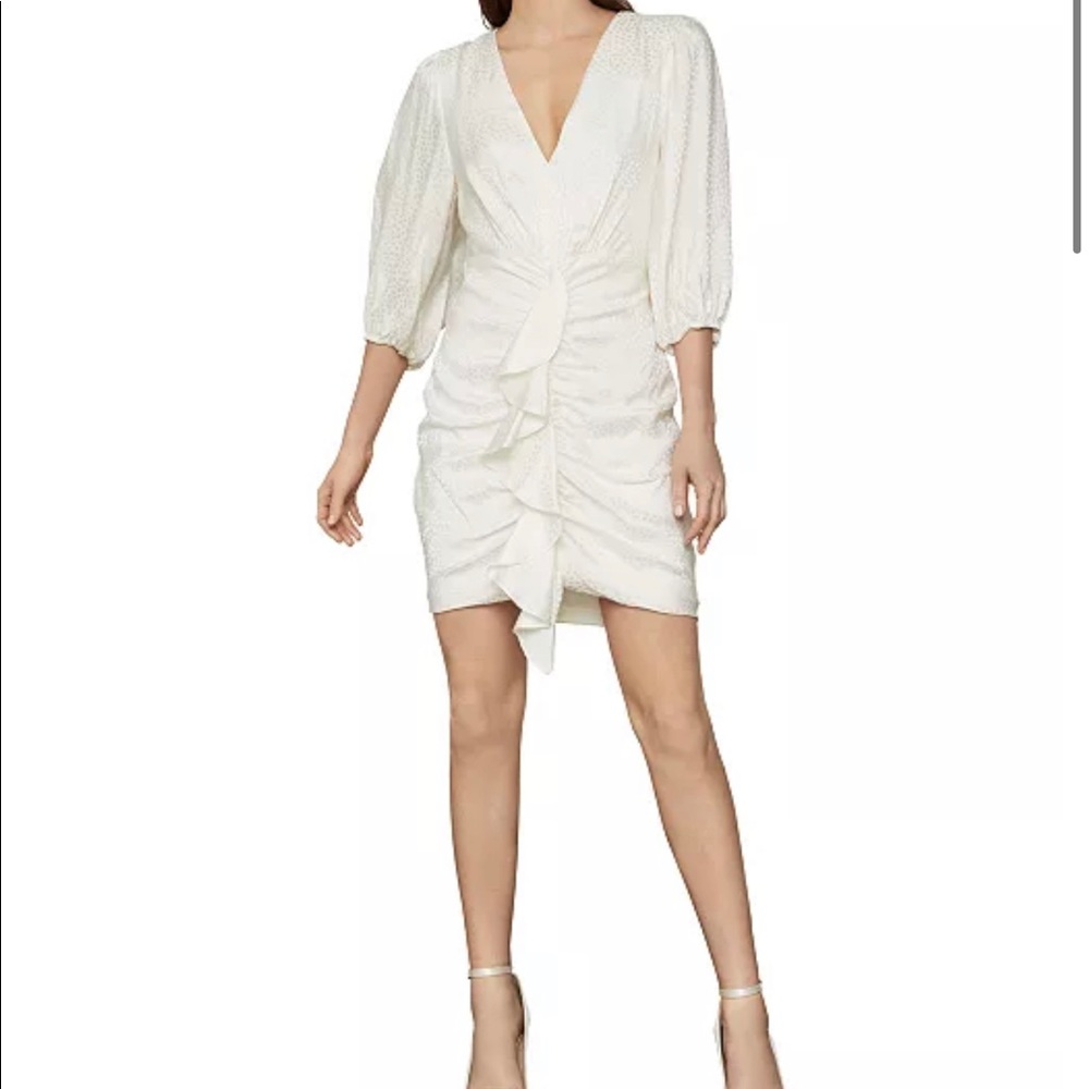 NWT BCBGMAXAZRIA
Ruched Mini Dress